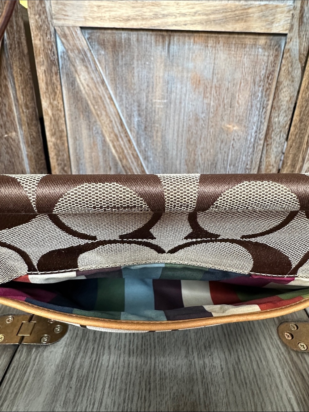Coach 70th Anniversary Limited Edition Willis Legacy Top Handle Crossbody Bag - Picture 11 of 16